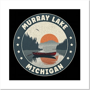 Murray Lake Michigan Sunset Posters and Art